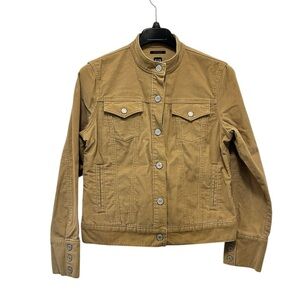 Gap tan corduroy stretch jacket